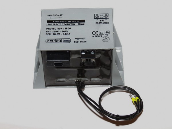 Trafo 230V/16,5V 75VA