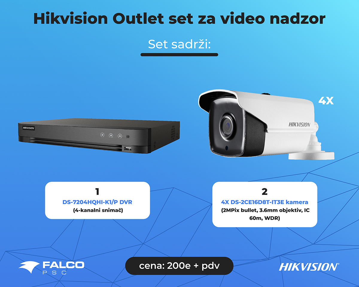 Hikvision Outlet set za video nadzor
