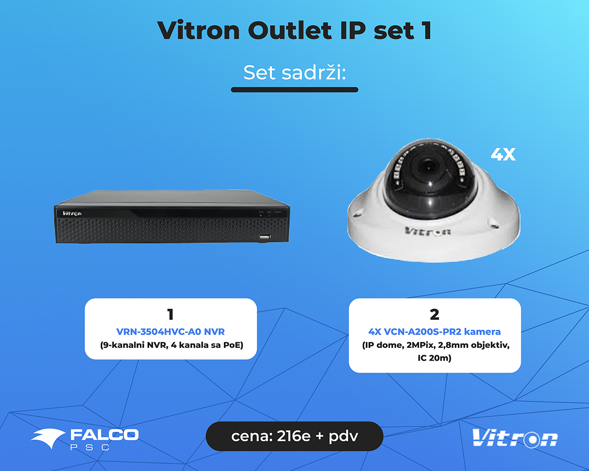 Vitron Outlet IP set za video nadzor 1