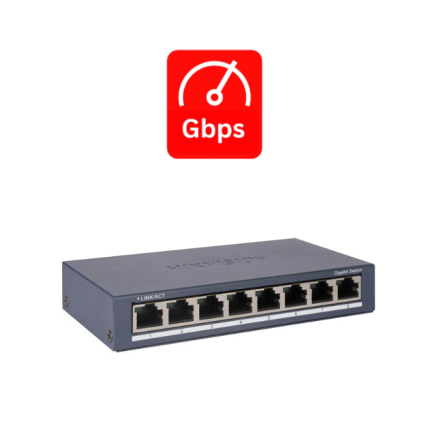 DS-3E0508-O, switch 8 portni gigabitni
