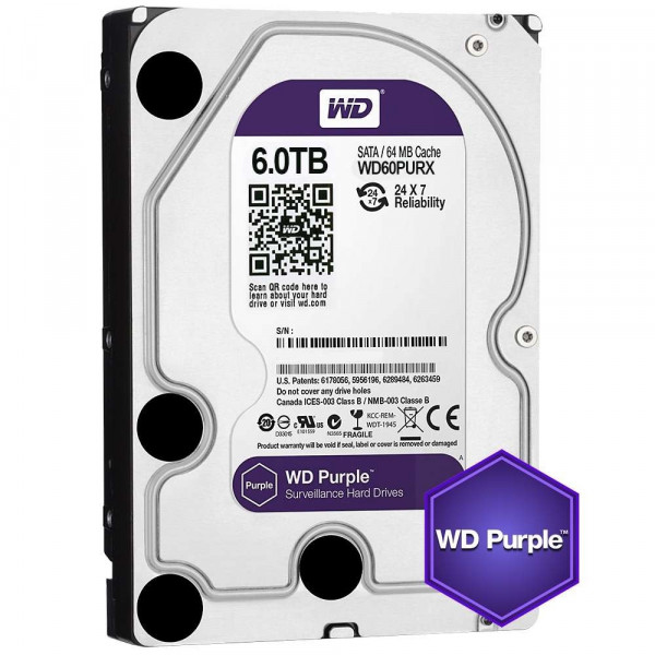 HDD 6TB WD60PURX